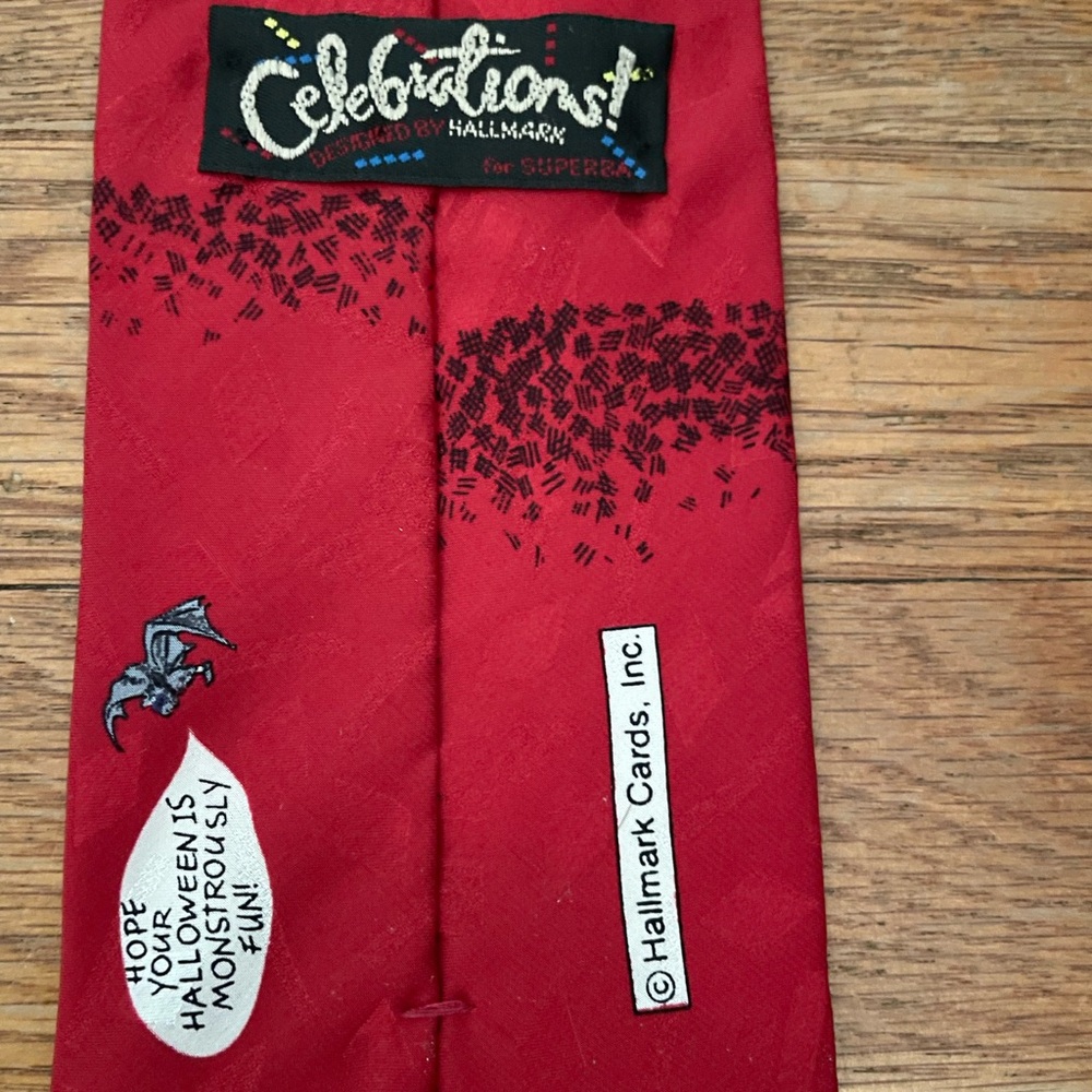 🎃 Halloween Necktie Silk - Picture 2 of 3